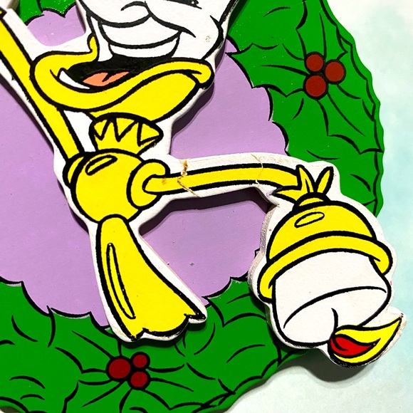 DISNEY’S BEAUTY & THE BEAST VTG 90s KURT ADLER WOODEN HANDCRAFTED XMAS ORNAMENTS - Picture 15 of 16